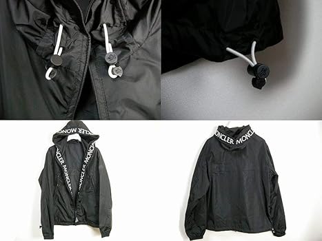MONCLER ブラック ナイロンジャケット サイズ0 MONCLER (モンクレール) メンズ ナイロンジャケット ナイロン